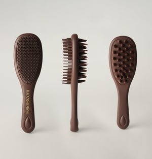 ABLOOMDANT Dual-Action Hairbrush