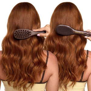 ABLOOMDANT Dual-Action Hairbrush