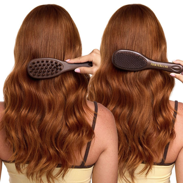 ABLOOMDANT Dual-Action Hairbrush