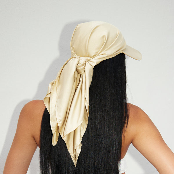Halo Cap Beige Champagne