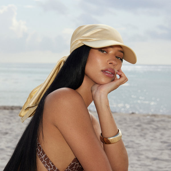 Halo Cap Beige Champagne
